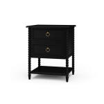 Cholet 2 Drawer Bedside Table W/ Shelf