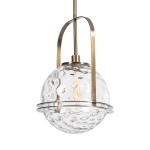 Mimas, 1 Lt Pendant Lighting Brass 16
