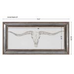 Western Skull Mount Framed Print - Image 4