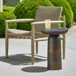 Joppa Indoor-outdoor Accent Table, Golden Dark Bronze - Image 3