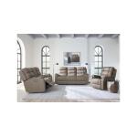 Wendell Leather Power Reclining Loveseat with Center Console - Image 4