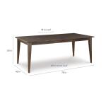 Louisa Rectangle Dining Table with Leaf - Image 5