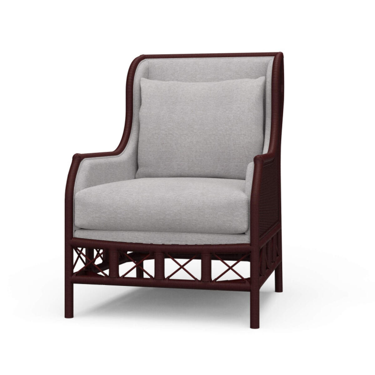 a458a1517e4ef36a0aab6ed2faf21b00 Hampton Rattan Wing Chair - Image 1