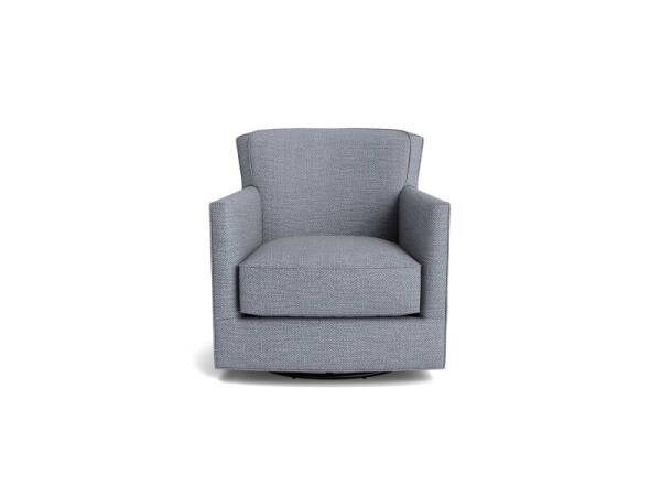 New American Living Thin Track Arm Swivel Glider Chair Chairs Bassett Furniture