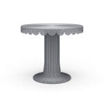 Scalloped Round Bistro Table