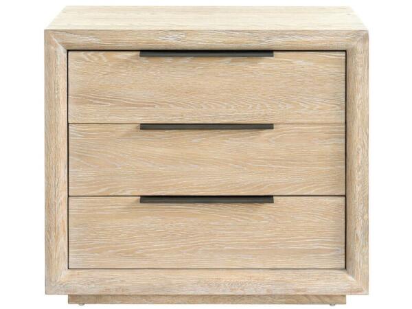 Modern Desert Plinth Nightstand Nightstands Cream