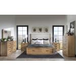 Complete Queen Channeled Uphostered Storage Bed 5/0 - Image 5