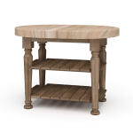 Farmhouse Butcher Block Kitchen Island