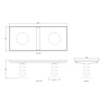 Milano Rectangular Dining Table 96" - Image 8
