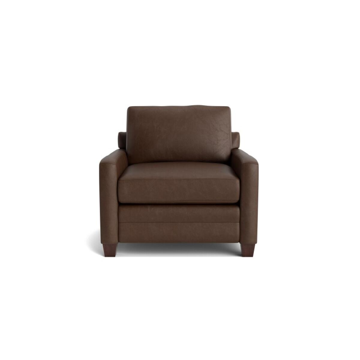 a511bd9614693dbf9eef151c08e6bdce Carolina Leather Track Arm Chair - Image 1
