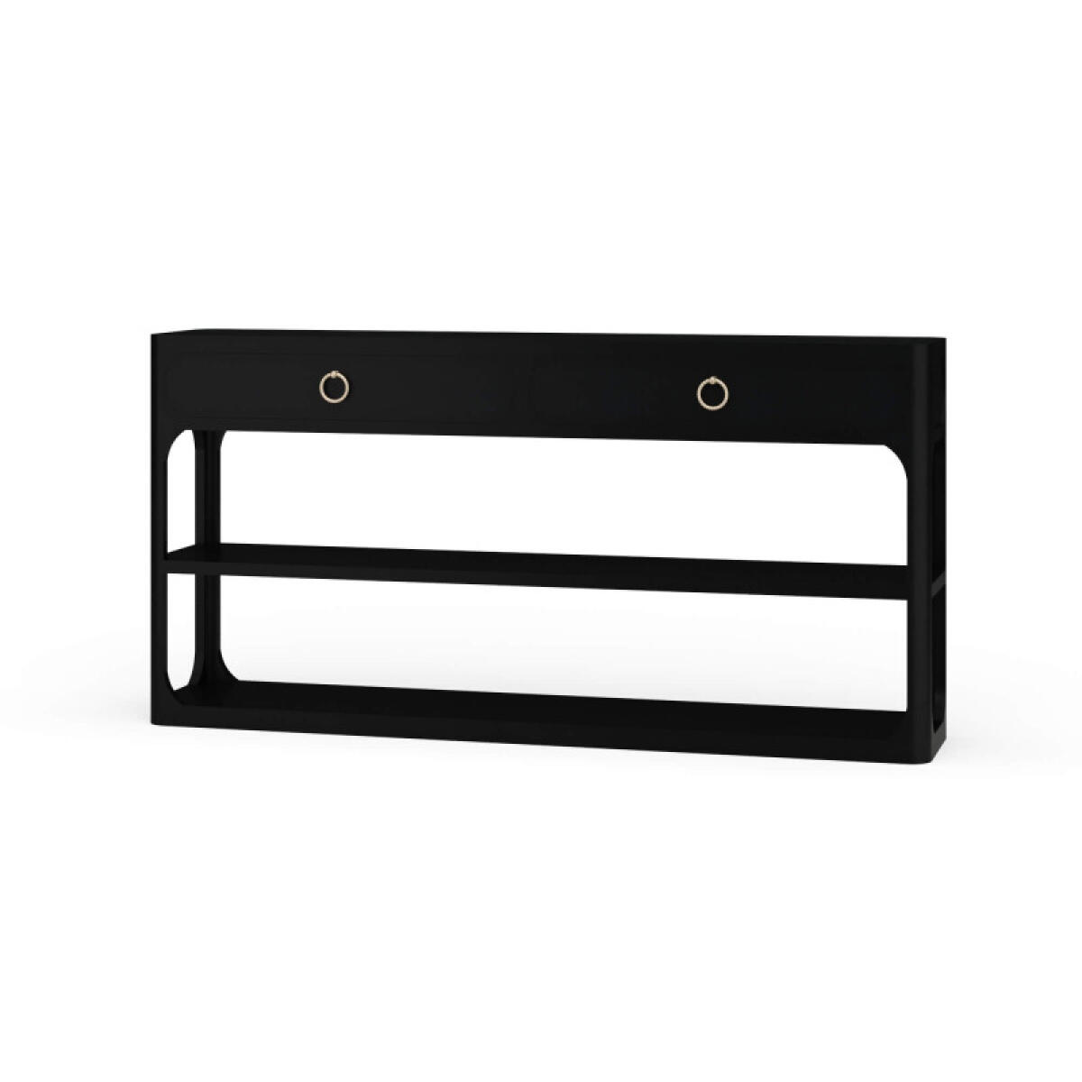 a5625b3fbb120700d036893ef31579ee Corte Open Console Table W/ 2 Drawers - Image 1