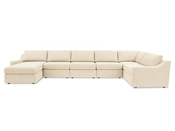 Blake Slope Arm U-Shaped Sectional Sectionals Bassett Furniture
