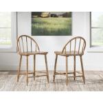 Windsor Counter Height Chair Barnwood Oak CLH4010-745 - Image 4