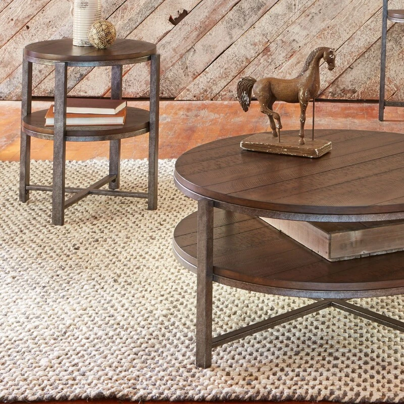 a5b9096382d43793565b38751914d81f Breckinridge 3 Piece Set (1-Cocktail 2-End Tables) - Image 1
