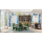 Oceana Rattan Dining Chair Chairs & Benches Blue 16