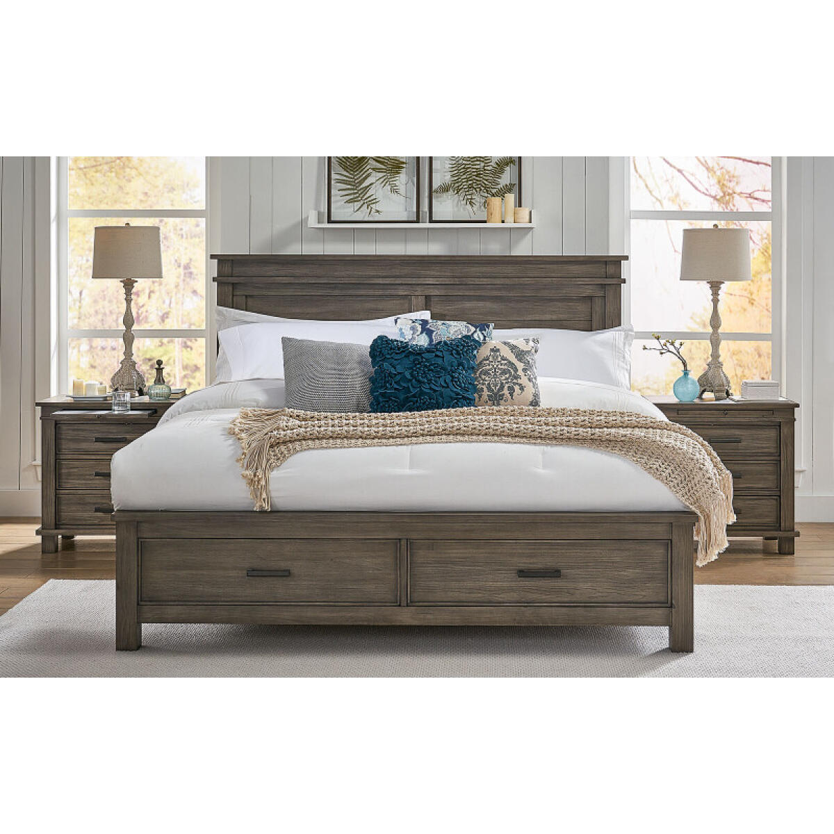a5dff0d7d9596c84d0e3be1049981fef Glacier Point King Storage Bed - GLPGR5131 - Image 1