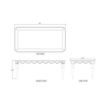 Chloe Rectangular Dining Table - Image 3