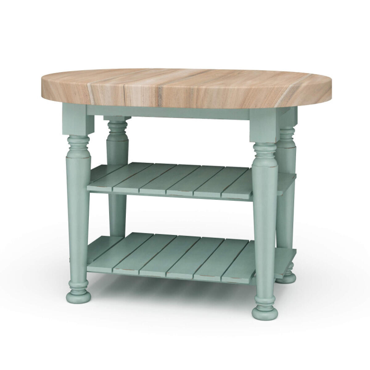 a66609be63c3bbce2116dbd9d1e13f0c Farmhouse Butcher Block Kitchen Island - Image 1