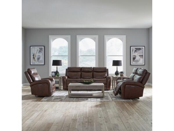 Blair Sofa w/ Loveseat & Recliner Sofas Brown