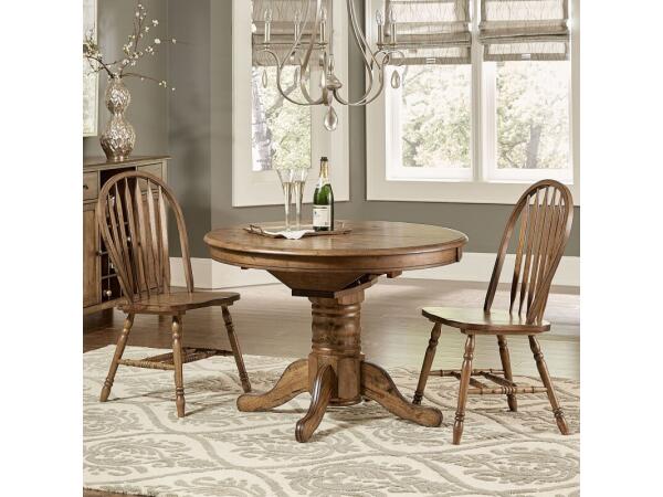 Carolina Crossing Pedestal Table Dining Tables Antique Honey