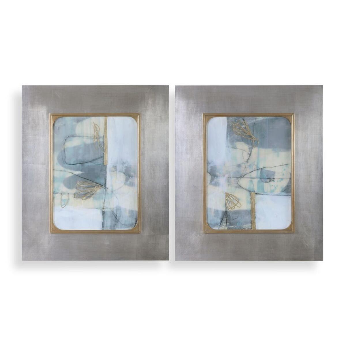 a6d4593b7bc2215440d47f288586b4d4 Gilded Whimsy Framed Prints, S/2 - Image 1