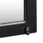 Meritage Credenza & Hutch Office Storage Aged Charcoal w/ Rub Thru & Caramel 35