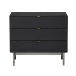 Stratton Three-Drawer Chest Chests Black 11