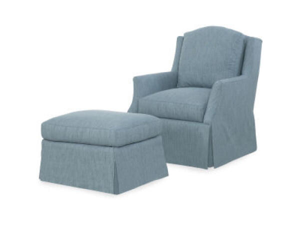 457-23 Canton Ottoman Ottomans & Poufs Cream