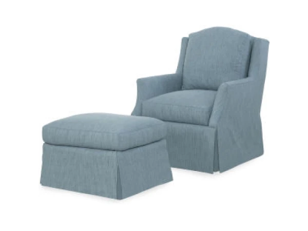 457-23 Canton Ottoman Ottomans & Poufs Cream