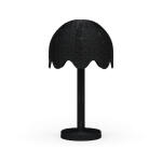 Scalloped Rattan Table Lamp