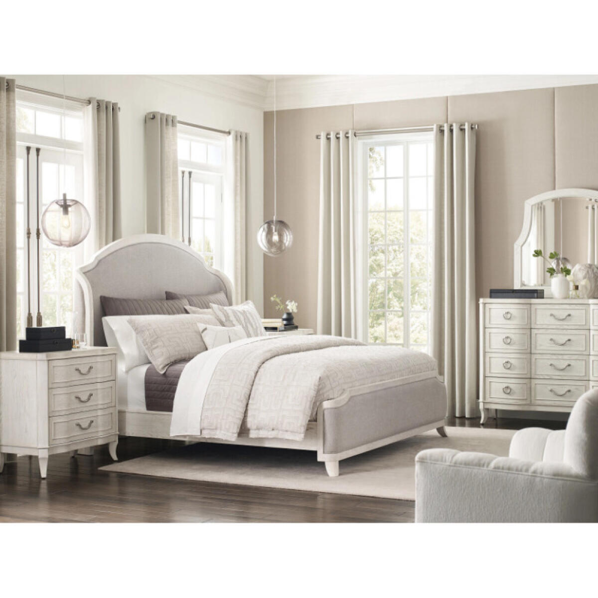 a7550574029a997c5e79f3bfbcdf87b5 Harmony Carlyn Upholstered Queen Bed - Complete - Image 1