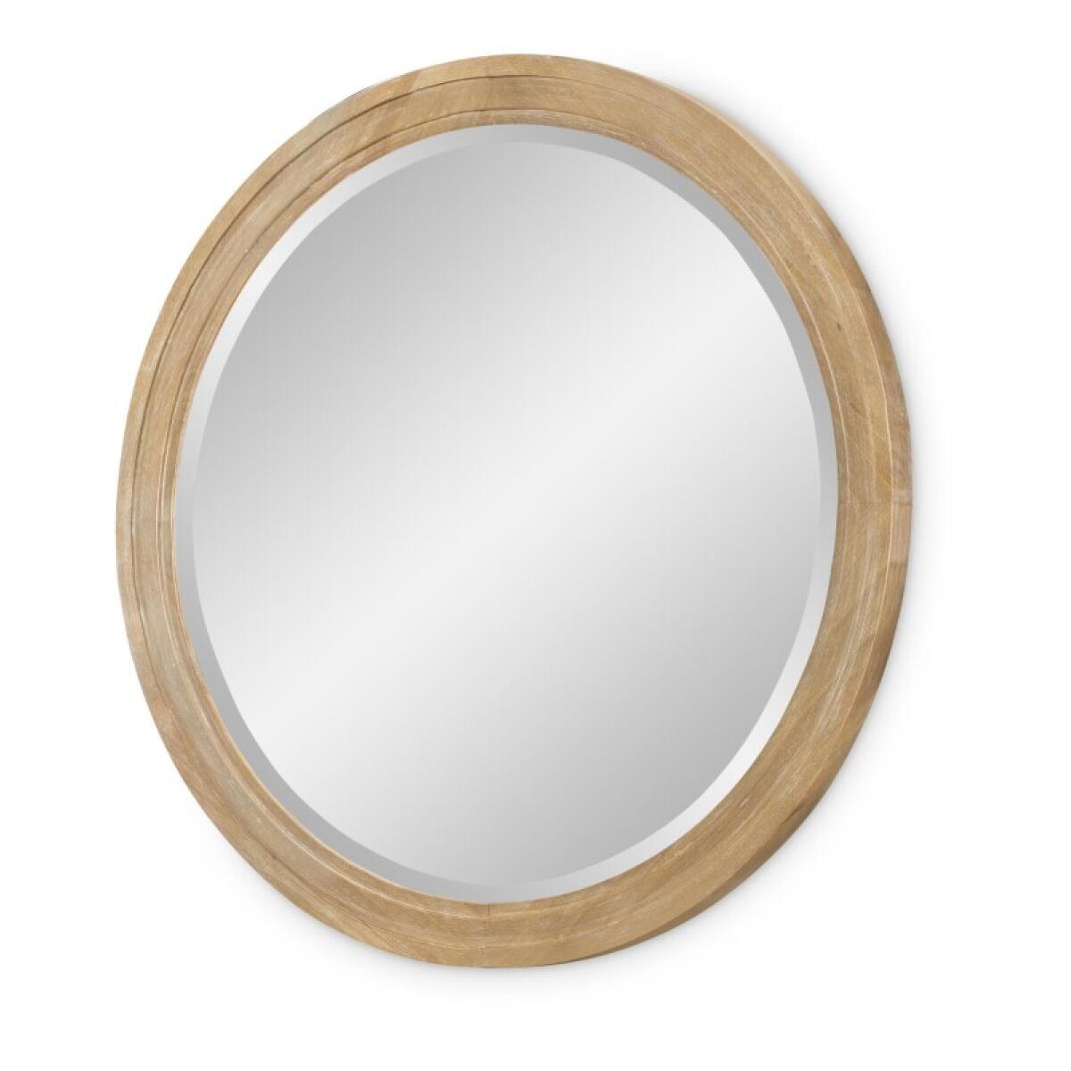 a75a1262743a1f31b4bed0fe9211fc90 Round Mirror Aged Driftwood 4380-0600 - Image 1