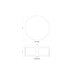 Corte Round Coffee Table - Image 8