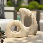 Stone Flow Indoor-outdoor Sculptures, S/2 - Image 3