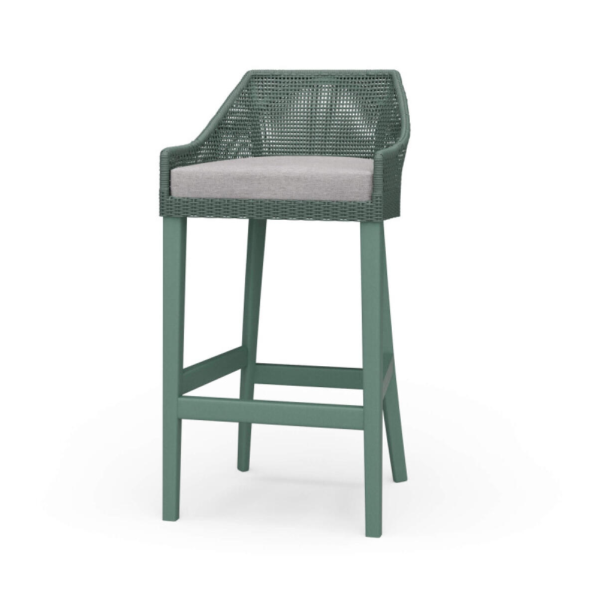 Savanah Rattan Barstool W/ Seat Cushion Barstools Barstools 2 Savanah Rattan Barstool W/ Seat Cushion Barstools Barstools 2