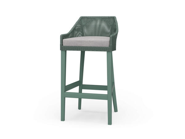 Savanah Rattan Barstool W/ Seat Cushion Barstools Barstools