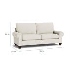 True Custom™ True Custom® Large Panel Arm Studio Sofa - Image 6