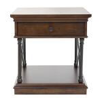 Tribeca Drawer End Table End tables Brown 15