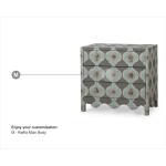 Chloe Small Dresser W/ Rafia Dressers Bramble 26