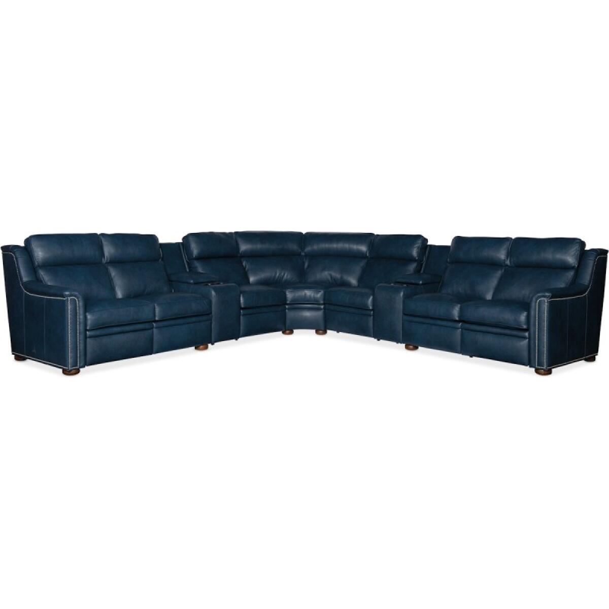 Sectionals 204 Raiden Reclining Sectional with Two-Piece Back Sectionals Blue 2 Sectionals 204 Raiden Reclining Sectional with Two-Piece Back Sectionals Blue 2