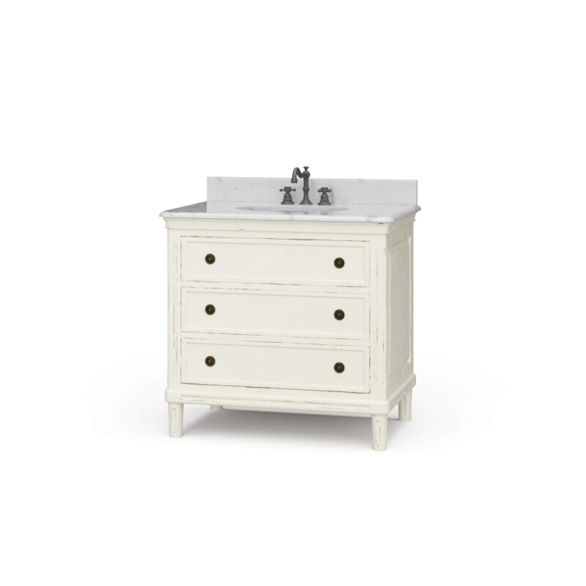 a7ba4578f852f17ff8699c85e0b936de Hayward Single Vanity W/ Sink & Marble Top - Image 1