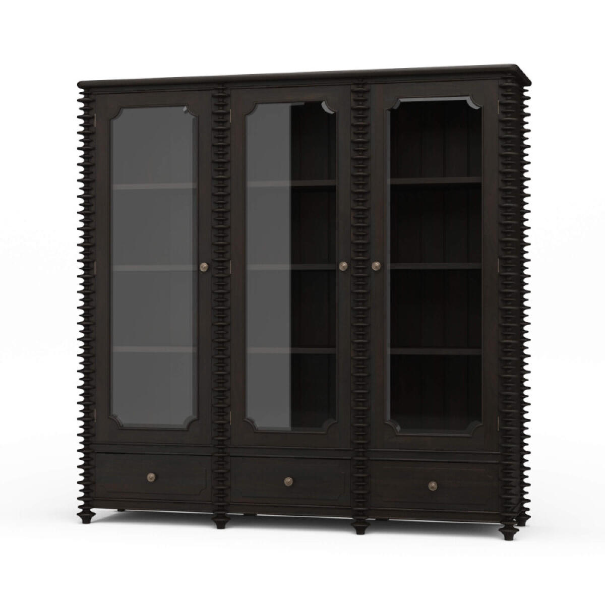 a7beee4663e7f4bd1248ff5710e94fbe Milano Bookcase W/ 3 Glass Doors - Image 1