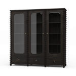 Milano Bookcase W/ 3 Glass Doors