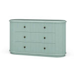 Kraton 3 Drawer Oval Dresser - Image 3