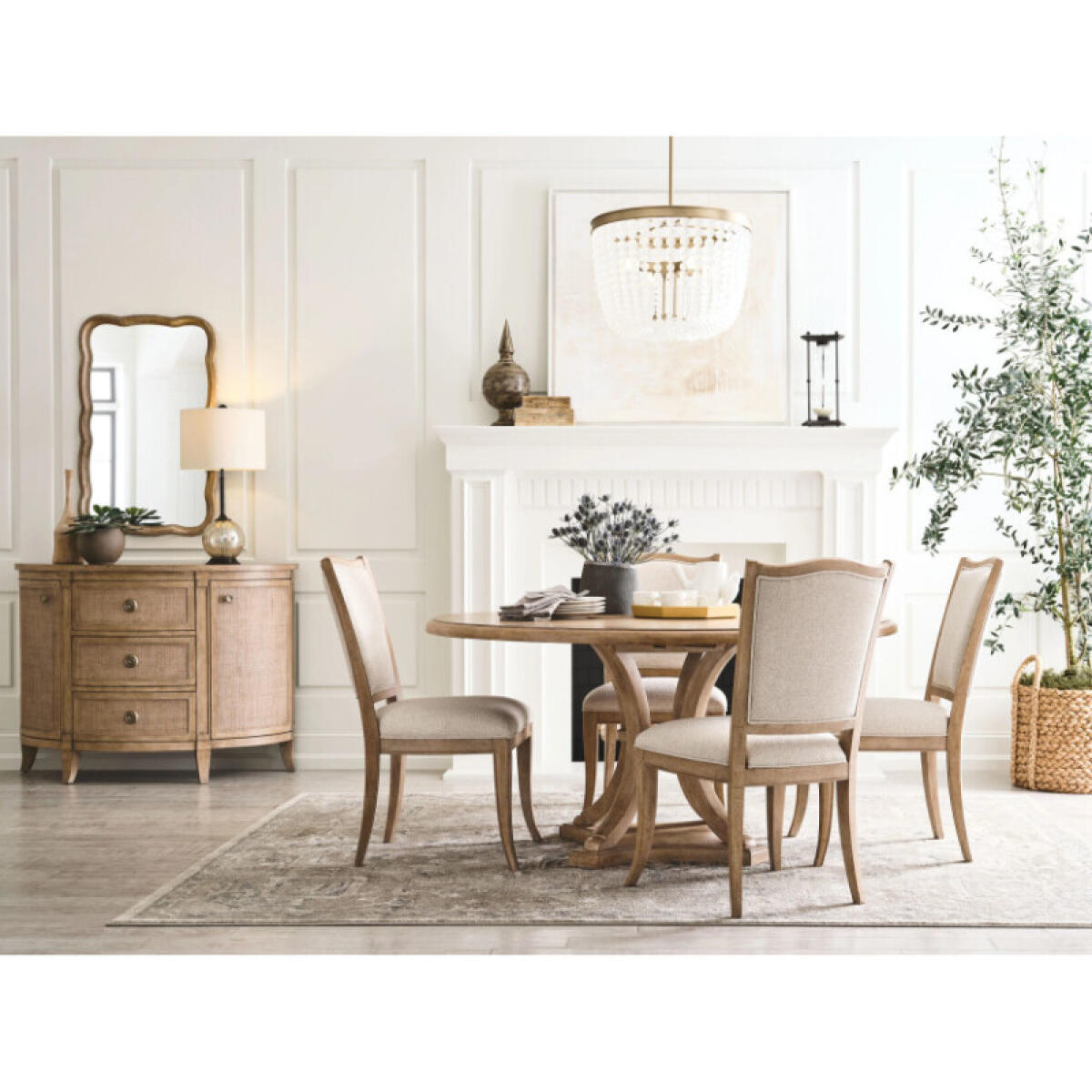 a7d8446eede065158ac767d218191ca7 Chastain Midway Round Dining Table - Complete - Image 1