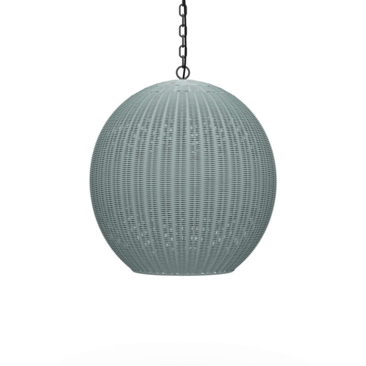 Ball Rattan Pendant Lighting Blue 2 Ball Rattan Pendant Lighting Blue 2