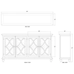 Hamilton 4 Door Buffet - Image 8