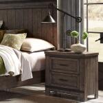 Thornwood Hills Queen Bookcase Bed, Dresser & Mirror, Night Stand - Image 5