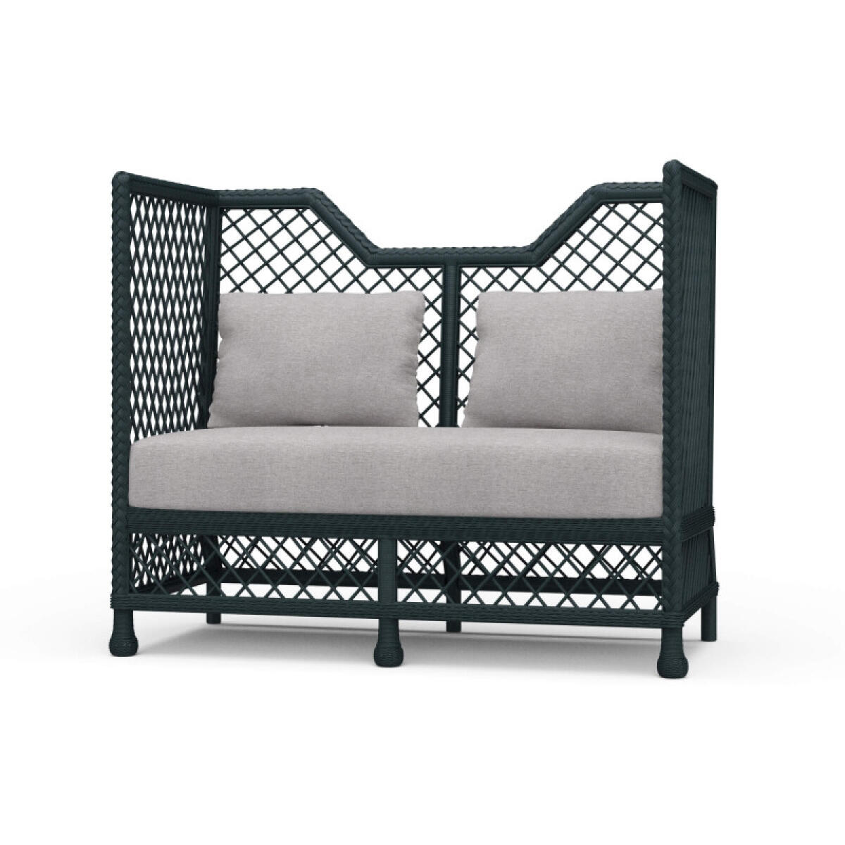 a82230643c332548c0c18711982a3785 Rabana High Back Rattan Loveseat - Image 1