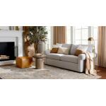 Sheldon Aged Brass Floor Lamp - Image 3